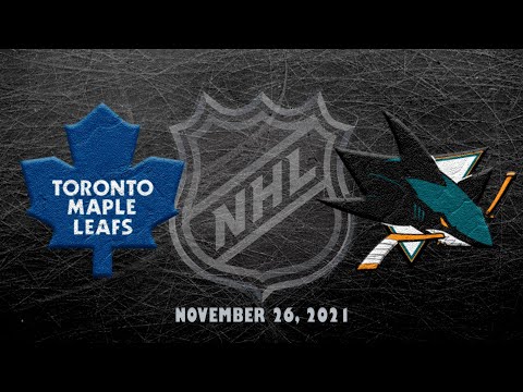 NHL Maple Leafs vs Sharks | Nov.26, 2021