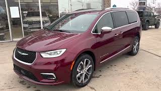 New Red Velvet Chrysler Pacifica Pinnacle Mini Van Walk Around