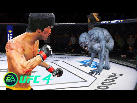 UFC4 Bruce Lee vs Big Gomunkul EA Sports UFC 4 PS5