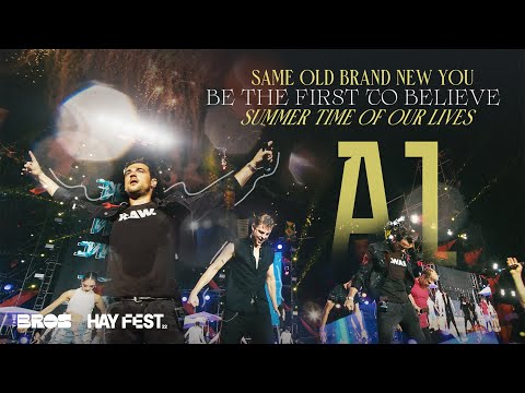 Same Old Brand New You & Be The First To Believe & Summer Time Of Our Lives - A1 live at #HAYFEST