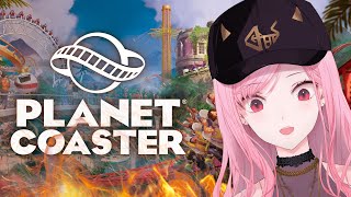 Calli and Kiara Chose EDM Pop based songs / If they had known about their would be a live band she would have chosen a different song（00:10:16 - 00:10:58） - 【PLANET COASTER】mr bones wild ride never ends