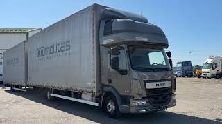 صندوق خلفي مغطى DAF LF 210FA VIN 828 + العربات المقطورة صندوق خلفي مغطى | صورة 4 - Autoline