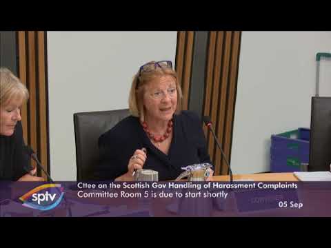 Committee on the Scottish Government Handling of Harassment Complaints - 5 September 2019
