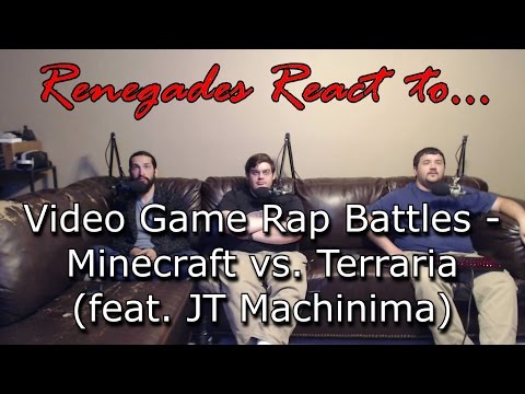 Renegades React to... Video Game Rap Battles - Minecraft vs. Terraria (feat. JT Machinima)
