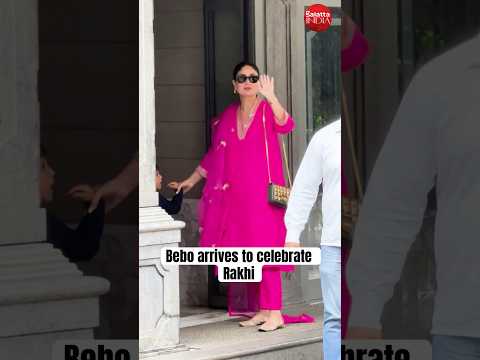 #kareenakapoorkhan reaches parents’ house with son #jeh to celebrate #rakshabandhan