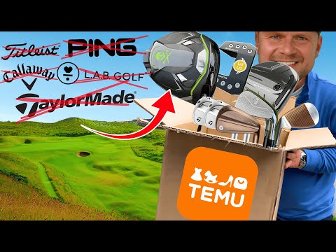 I Bought A FAKE FULL BAG OF GOLF CLUBS From Temu - CRAZY RESULTS!