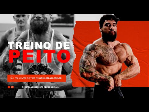 JULIO ARREBENTA NO TREINO DE PEITO