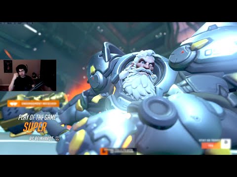 SUPER CARRY REINHARDT - POTG! [ OVERWATCH 2 SEASON 6 TOP 500 ]
