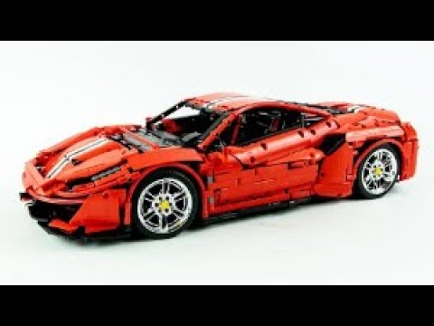 Ferrari 488 Master Series C61042W MOC Super Car Speed Build