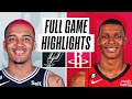 Game Recap: Rockets 134, Spurs 96