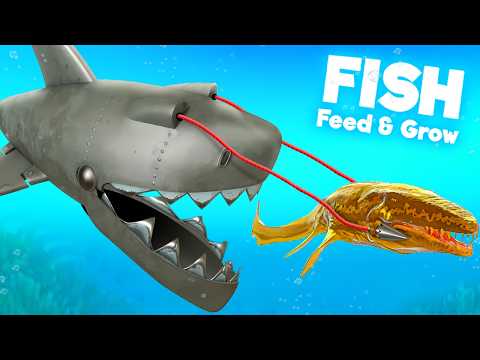 Unlocking *NEW* Hunter Shark Drone in Feed & Grow Fish!