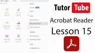 Adobe Acrobat Reader Tutorial - Lesson 15 - Insert Text at Cursor