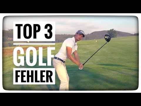 TOP 3 GOLF SCHWUNGFEHLER | die du UNBEDINGT VERMEIDEN solltest | einfach den Golfschwung verbessern