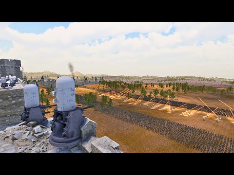 UNSC ARMY With MK-15 Phalanx CIWS vs 5,000,000 KHORNE MARAUDERS  - Ultimate Epic Battle Simulator 2