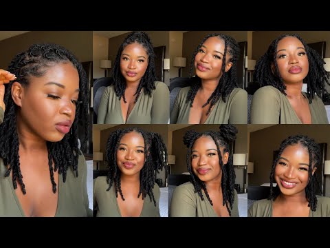 Two Strand Twist Loc Updo