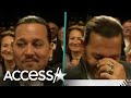 Johnny Depp TEARS UP Over 7-Minute Standing Ovation At 2023 Cannes Film Festival