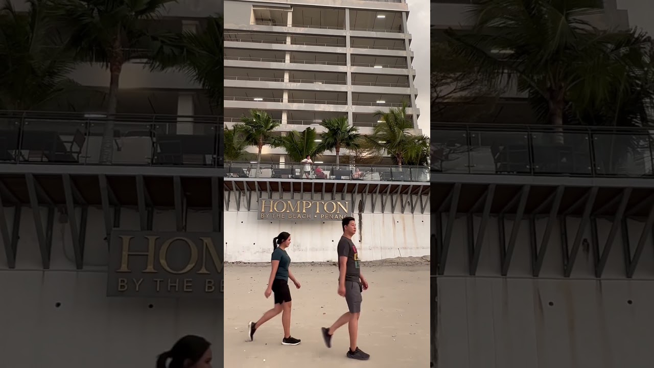 Best view beach in Penang Malaysia 🤩#shorts #bestview #penang #malaysia