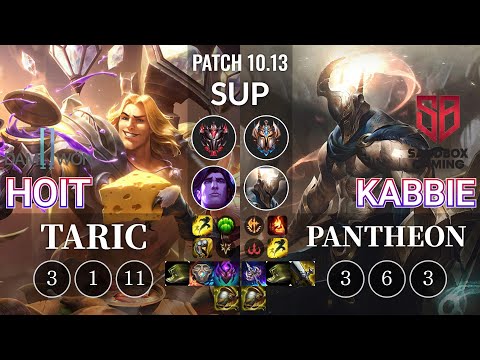 DWG Hoit Taric vs SB Kabbie Pantheon Sup - KR Patch 10.13