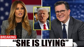 Trump LOSES IT After Colbert’s Brutal Joke About Melania!