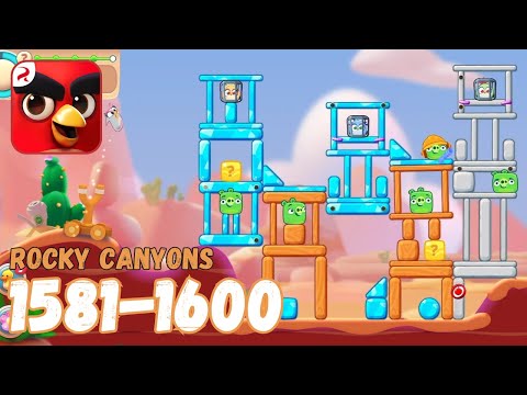 Angry Birds Journey: Levels 1581-1600 (Rocky Canyons) Gameplay - Part 80