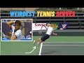 Top 5 WEIRDEST Tennis Serves