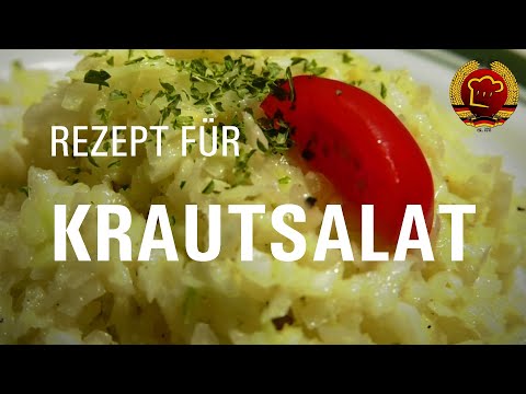 Schnelle Salatbeilage mit diesem einfachen Krautsalat Rezept aus der DDR zubereiten