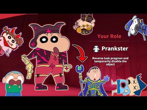 Shinchan Became Prankster In Super Sus 😱🔥 | Shinchan Playing Among Us 3D | Funny Game 😂