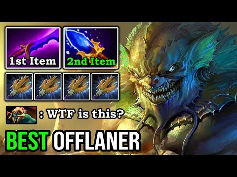 WTF INVISIBLE GANKING First Item Shadow Blade 8K Pro Slardar Offlane 100% Brutal Bash God DotA 2