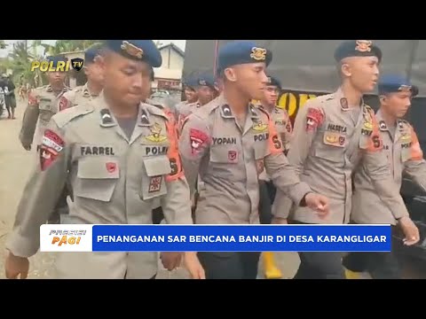 TIM SAR JAJARAN KOMPI 3 BATALYON C PELOPOR MELAKSANAKAN PENANGANAN BENCANA BANJIR