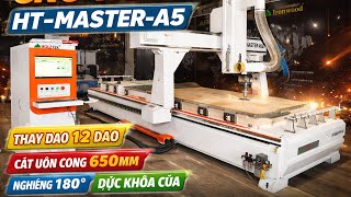 Review Máy CNC Trung Tâm 4 trục HT-Master-A5 – Máy CNC 4 Axis Đa Năng, Giá Cực Tốt