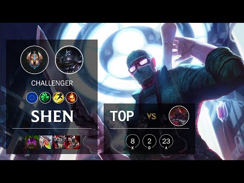 Shen Top vs Sion - EUW Challenger Patch 11.24b