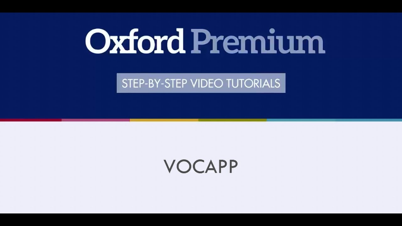 Download VOCAPPs for Mosaic, Spectrum, Over To You, and Key to Bachillerato