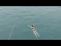 Swimming In The Freezing Waters At Cat Ba Vietnam