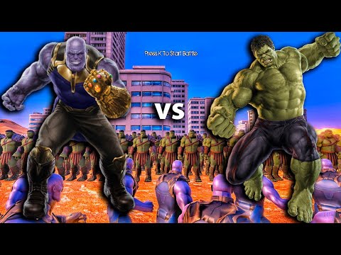 10,000 HULK vs 10,000 THANOS / UEBS