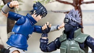 NARUTO stop motion sasuke vs kakashi full fight  �