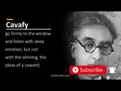 Cavafy - The Gods Abandon Anthony (Audio)