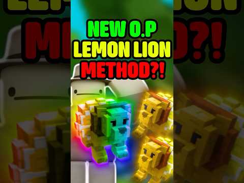 *QUICK* NEW LEMON LION IS TOO O.P IN GROW A GARDEN!? #growagarden #roblox