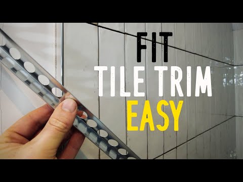 The Best Way to Fit Tile Trim -- DIY QUICK GUIDE