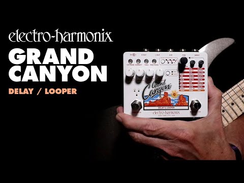 Electro-Harmonix Grand Canyon Delay / Looper Pedal (Demo by Bill Ruppert)