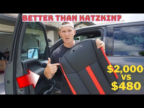 Are These Seat Covers BETTER Than Katzkin? Kustom Interior Ford F150 Leather Seat Covers