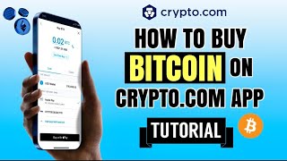 How to BUY Bitcoin on Crypto.com App for Beginners | $BTC | Tutorial