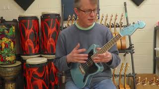 Video thumbnail for Fender Jazzmaster Ukulele Unboxing and Review by Music Turtle Tony