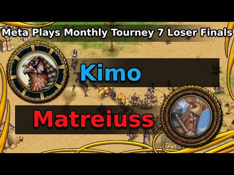 Age of Mythology: Matreiuss vs Kimo - Meta Plays Monthly Tournament #7 - Loser Finals
