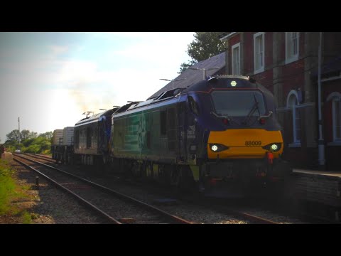 DRS 68007 & 88009 storms out of Appledore working 6M95 (Dungeness - Crewe) - 7/7/2021!!