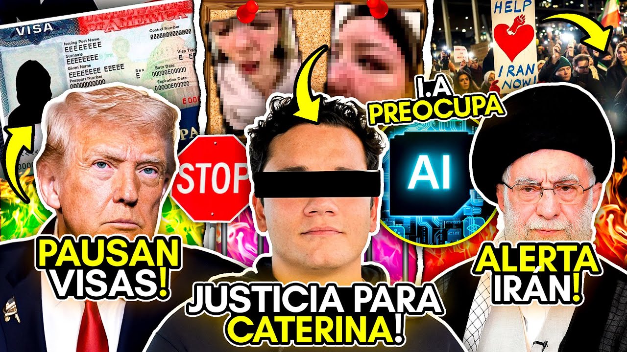 DENUNCIA VIRAL! JUCIO a su EX! PAUSAN VISAS a EEUU! LA I.A se SALE de CONTROL! ALERTA en IRÁN!