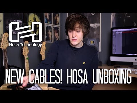 NEW CABLES - Hosa Unboxing
