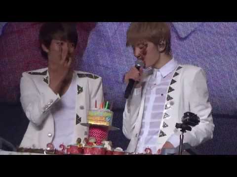 [HD FANCAM] 130831 INFINITE ONE GREAT STEP In Jakarta - Seongyeol & Sungjong Birthday Surprise