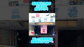 🌸 100年愛されている北九州の台所🌸『旦過市場』  #旦過市場 #北九州グルメ #食べ歩き  #観光