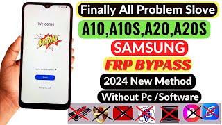Samsung A10s/A20s FRP Bypass || Google Pattern Lock Unlock || Without Pc || Android 11,12 FRP Bypass