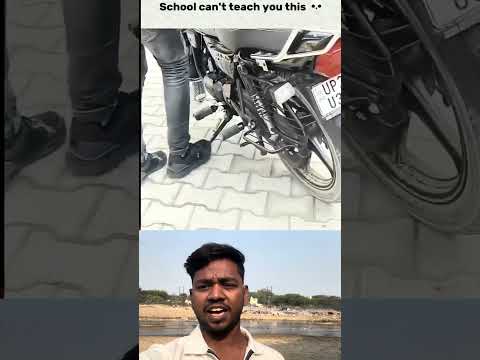 80 Saal Bad pata chala bike ka Stend lagana | how to Stend bike #shorts